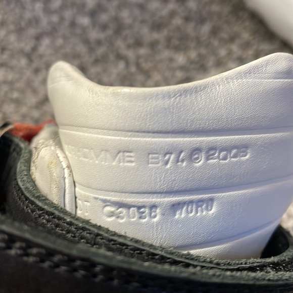 Authentic Christian DIOR high top leather suede sneakers w/ box 38 7 1/2 9 - Picture 13 of 14